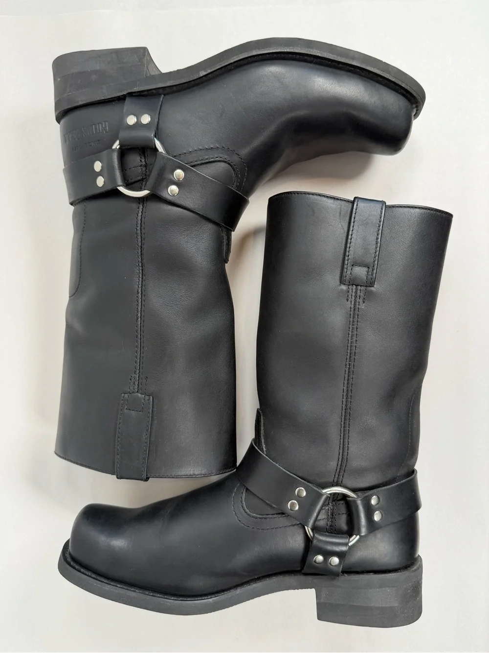 Men’s Guide Gear Harness Boots Size 10 D Motorcycle Square Toe Black Boots